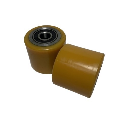 مصنع التصنيع 80 * 70mm 6204 محملة PU عجلة حمولة للشاحنة ليندي